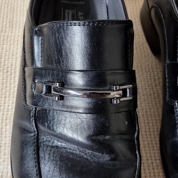 Apt. 9 Ortholite Impressions Black Buckle Dress 12M Memory Foam Shoes Loafers - Picture 5 of 12